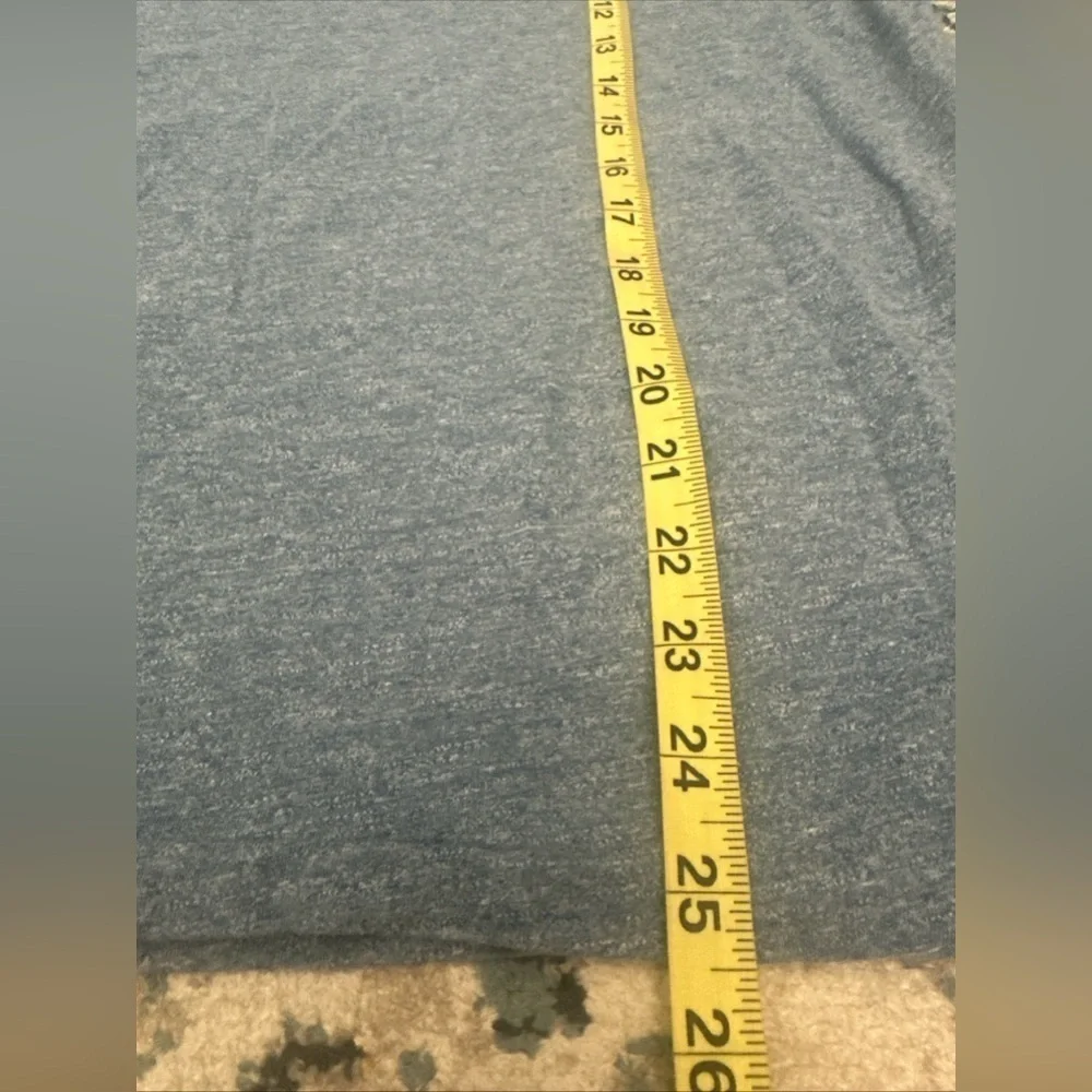 Polo Ralph Lauren Men’s Sz L T-Shirt  Long Sleeve Blue Heather Custom Fit